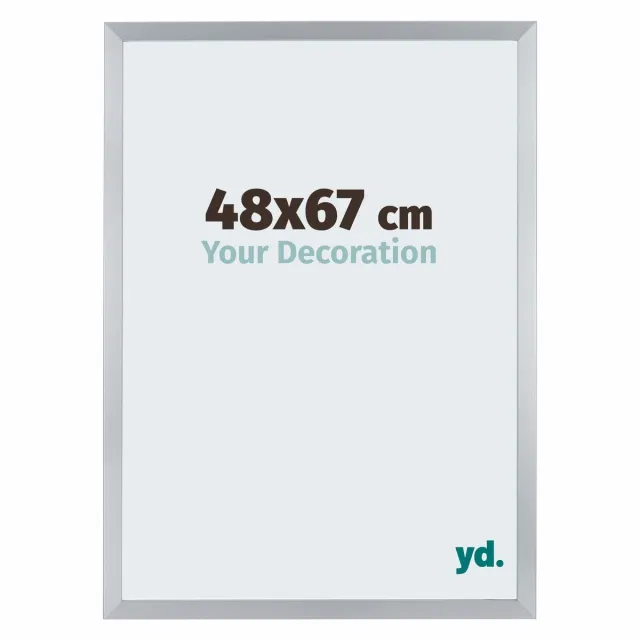 yd. Your Decoration - Fotolijst 48x67 cm - MDF - Zilver Glans - Catania
