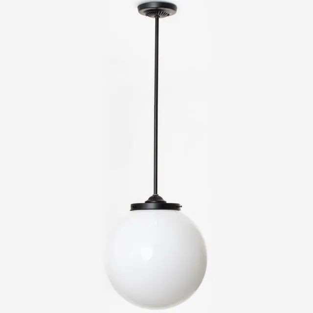 Coloured by Art Hanglamp Bol Ø 30 Moonlight - Art Deco Trade Zwart