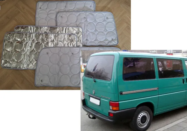 geschikt voor volkswagen t4 Raamisolatie Geschikt voor Volkswagen T4 voor ramen achterzijde 5 delige set (korte wielbasis) Woongedeelte