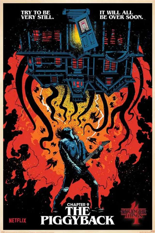 Stranger Things The Piggyback - Maxi Poster Multi color