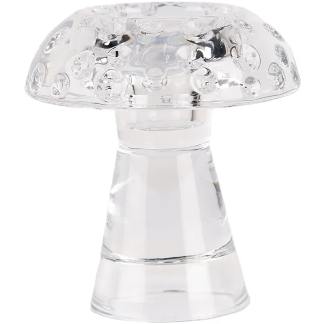 Clayre & Eef Kandelaar Ø 10x11 cm Transparant Glas