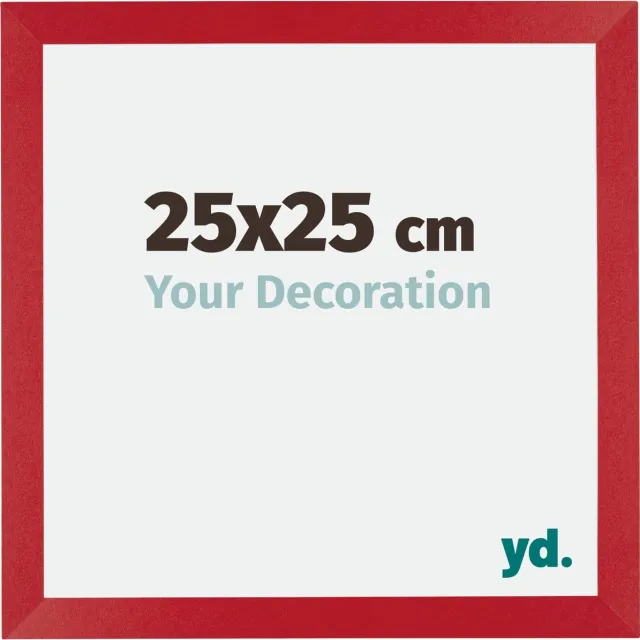 yd. Your Decoration - Fotolijst 25x25 cm - MDF - Rood - Mura