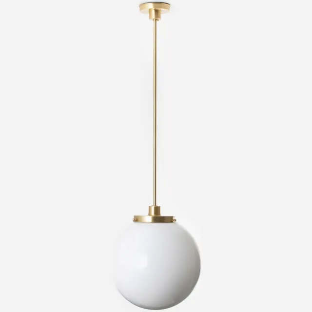 Coloured by Art Hanglamp Bol Ø 35 20's Messing - Art Deco Trade