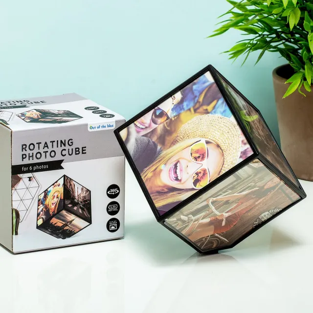 OOTB Roterende Kubus Fotolijst Zwart