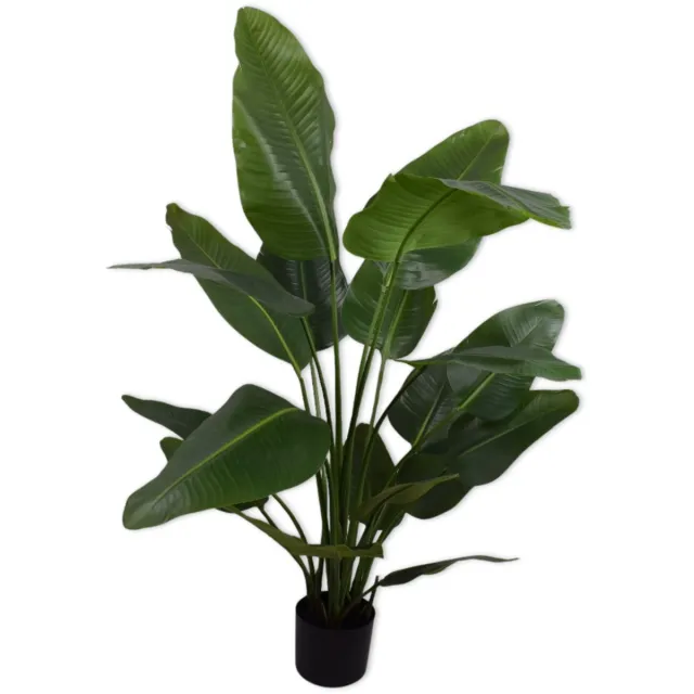 Silk-ka Kunstplant - Strelitzia - Groen - H150 cm