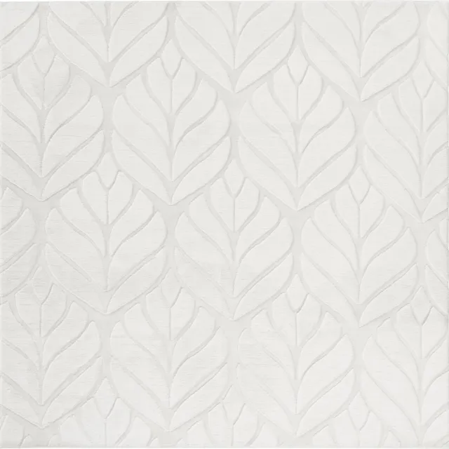 Beliani MITCHELL - Vloerkleed - Off-white - 160 x 160 cm - Kunstbont Wit