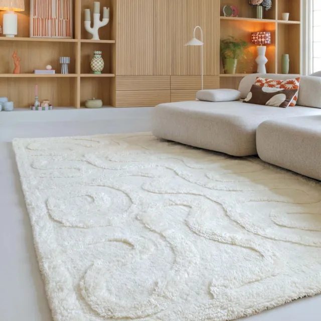 Nordic Weavers Design vloerkleed - Tjørne Bris ivoor 300x400