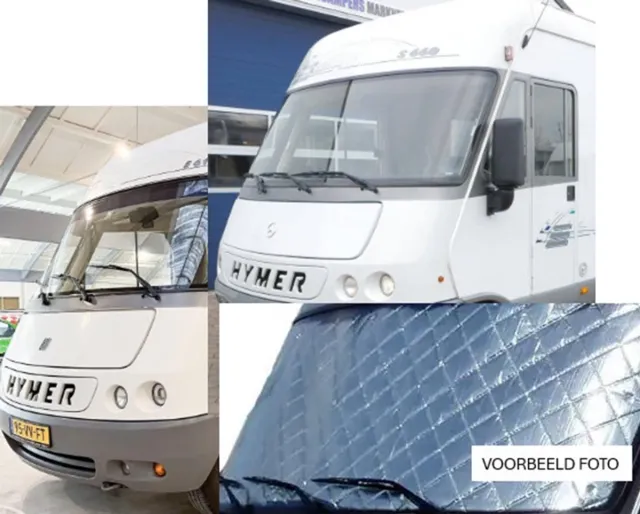 Geschikt voor Hymer Hymer E vanaf 1995 en S Klasse tot 1996 Raamisolatie set binnenzijde, Hymer isolatie raam binnenzijde Grijs