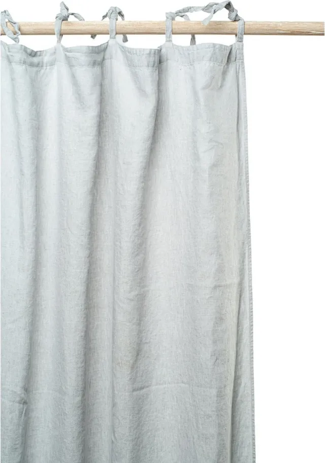 Pimlico Gordijn | Emma - 100% Stonewashed Linnen - 160x280 cm - 8 Lintlussen - Hampton Blue Blauw