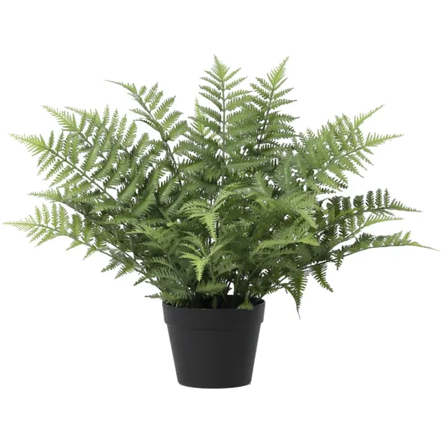 Trendyplants Kunst Nephrolepis Exaltata - Krulvaren - Kunstplant - Hoogte 59cm - Potmaat Ø18cm Groen