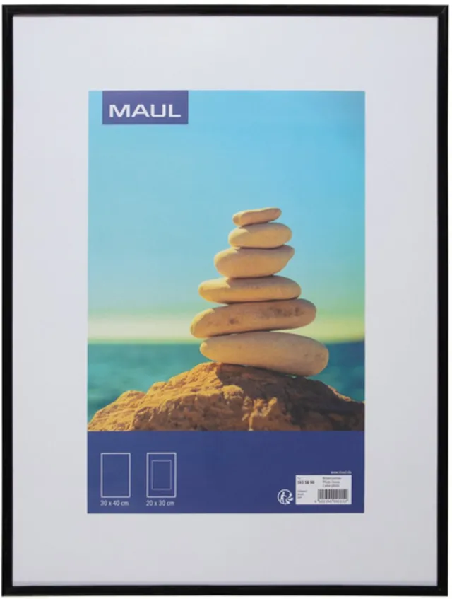 Maul Fotolijst maul art 30x40cm kunststof zwart | 6 stuks