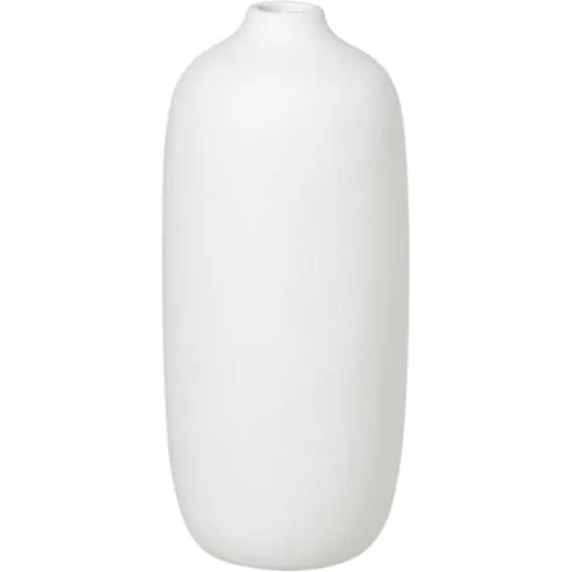 Blomus Ceola vaas H18cm D8cm wit