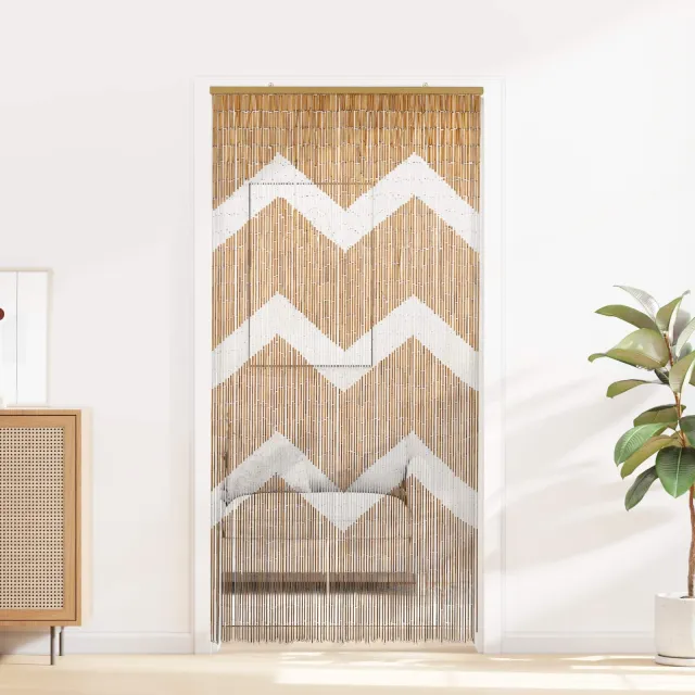 vidaXL Insect Deurgordijn Meerkleurig 100 x 200 cm Bamboe