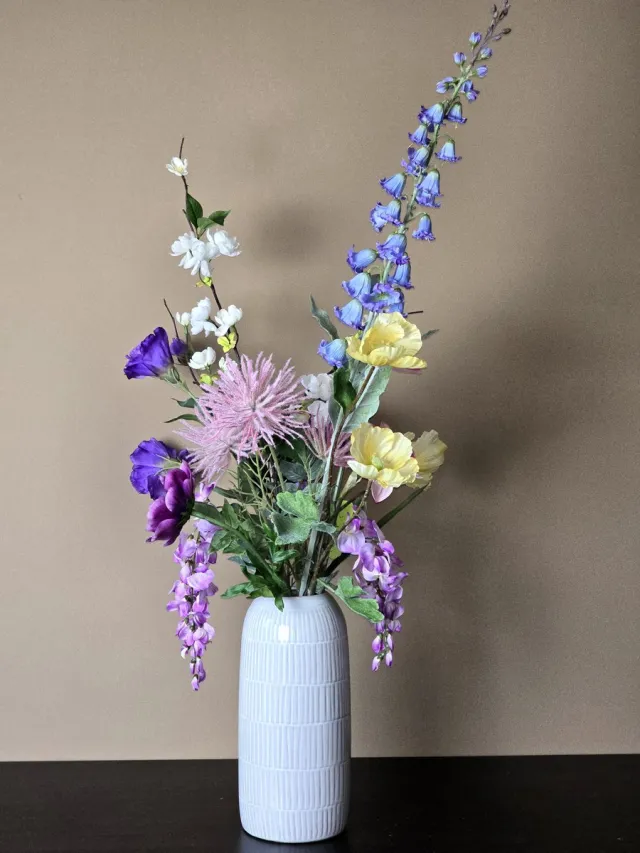 Gek op Bloemen cadeaukaart - Elegance Abonnement - zijden bloemen - kunstbloemen groen