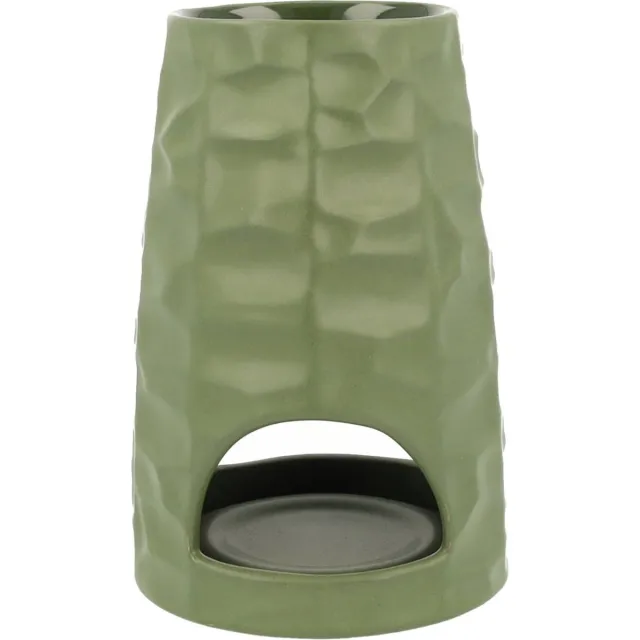 Scentchips Pion Gebeiteld - Waxbrander - Geurbrander - Oliebrander - Wax Melts Brander - Aromabrander - Ook Geschikt Voor Essentiële Oliën - Geurolie - Waxmelts - Zwart