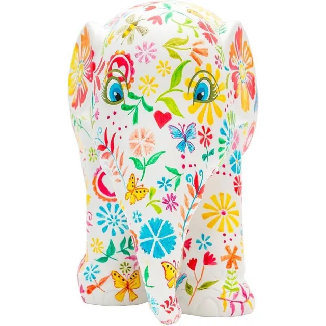 Elephant Parade Floral Symphony 10cm Handgemaakt Olifantenstandbeeld Multi