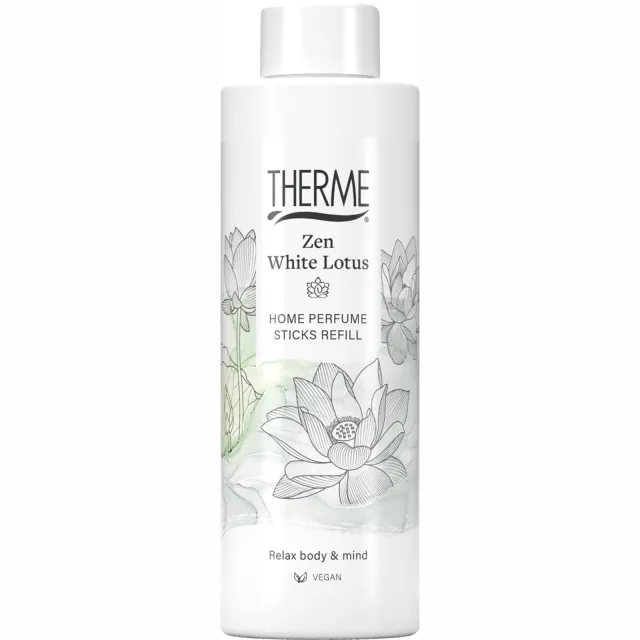 Therme Zen White Lotus navulling geurstokjes - 150 ml