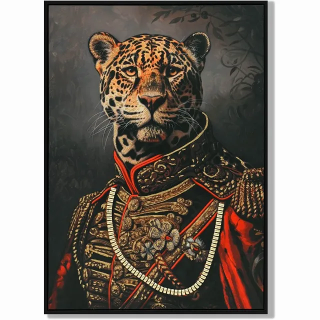 Damn Schilderij 50x70cm royal tiger multi