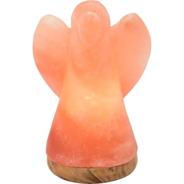 Selnature Himalaya zoutlamp "Engel" -Selnature- circa 2,5 kilo inclusief kabel en gloeilampje oranje / wit