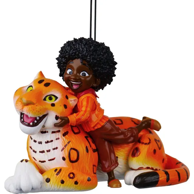 Kurt S. Adler kunststof kerstbal - disney antonio & jaguar 7cm multi 1 stuks