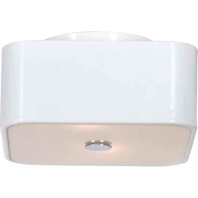 Linea Verdace Plafondlamp Quadro Wit 25*25*13