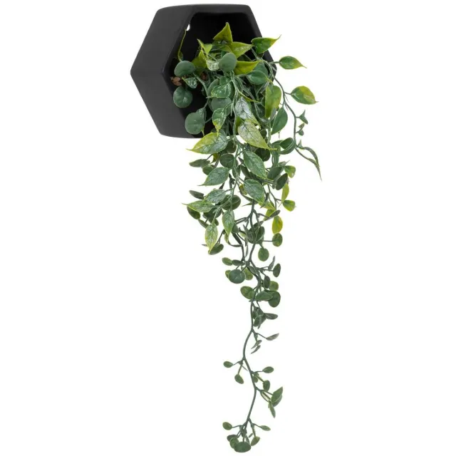 Atmosphera Créateur d'intérieur® Hangende kunstplant AYAME Noir