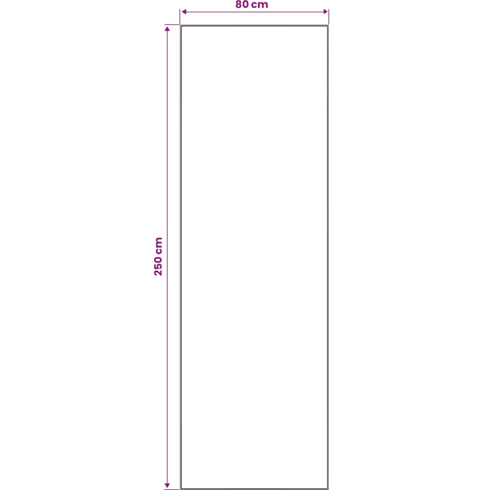vidaXL Vloerkleedloper LESAKA kleurrijk 80 x 250 cm Diamantvelours meerkleurig, foto 3