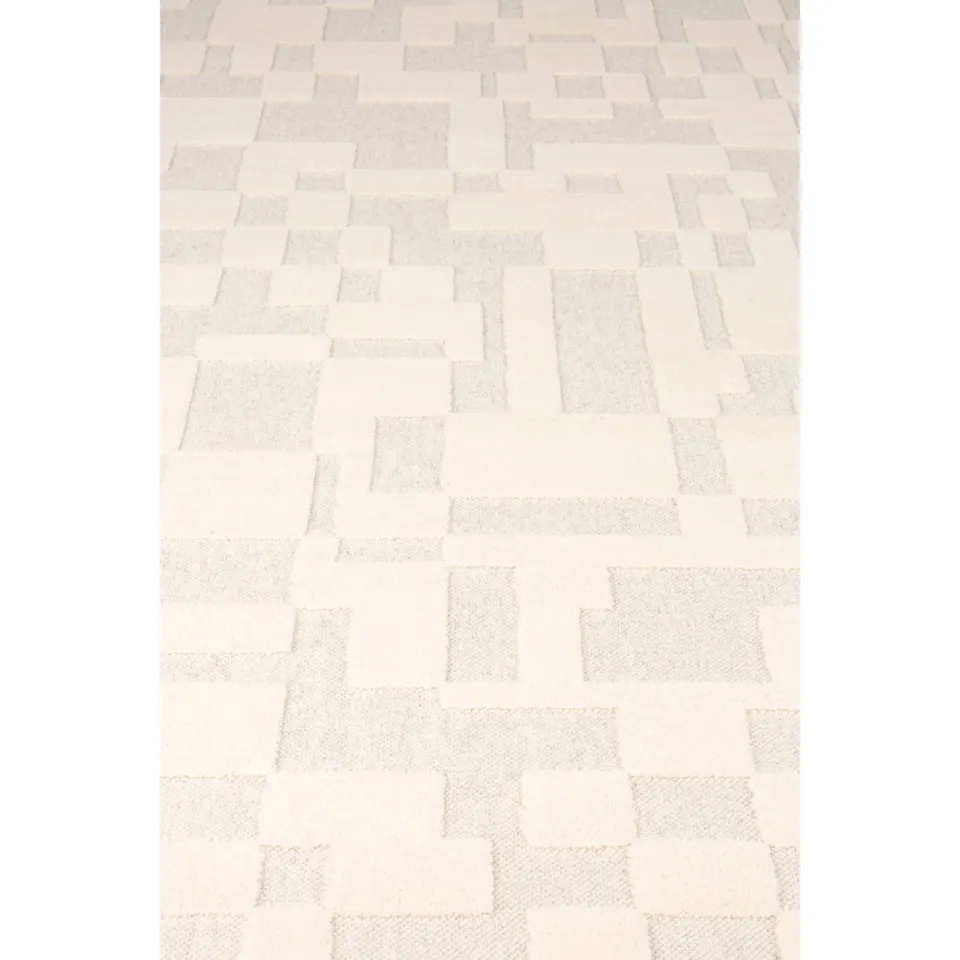 Zuiver Bricks wollen vloerkleed crème, foto 6