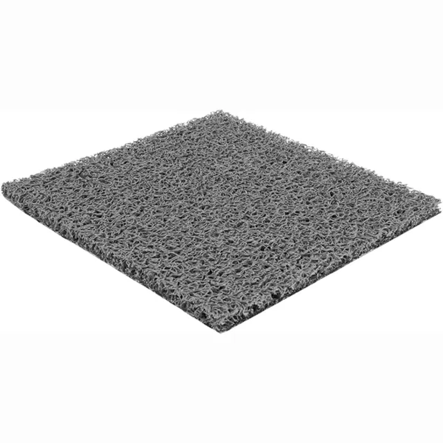 Rubbermagazijn Deurmat antislip - Spaghettimat - grijs - 500x120cm - Dikte 15 mm - Entreemat - schoonloopmat