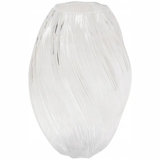Atmosphera Créateur d'intérieur® Transparante Cilindrische Glazen Vaas - Organisch Design Transparent
