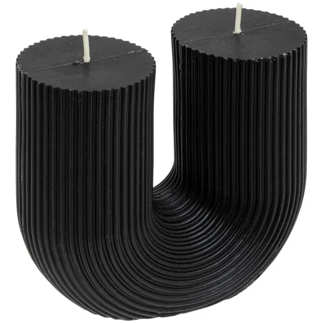 Atmosphera Créateur d'intérieur® U-vormige kaars DEMI Noir