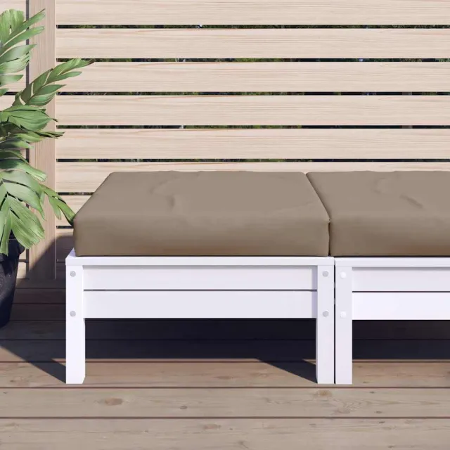 vidaXL Palletkussen 60x60x6 cm oxford stof taupe