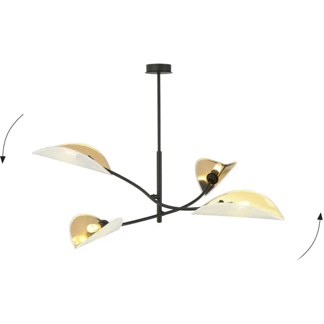 Emibig LOTUS 4 WHITE/GOLD Black