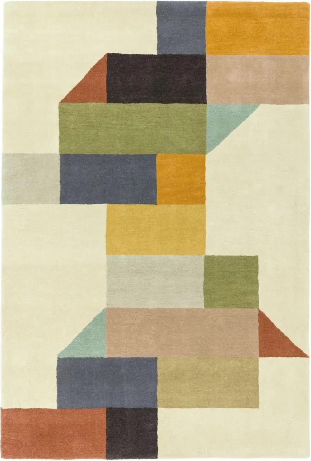 Eazy Living Easy Living - Reef-modern-multi Vloerkleed - 200x290 - Rechthoek - Laagpolig Tapijt - Modern - Meerkleurig
