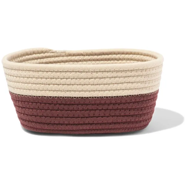 HEMA Mand 23x11cm touw beige-bruin