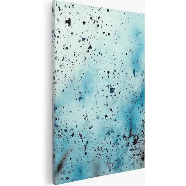 Saammp Canvas Schilderij - abstracte compositie - 20x30 - Foto op canvas - Wanddecoratie - Muurdecoratie Woonkamer - Slaapkamer decoratie - Canvas Print Multicolor