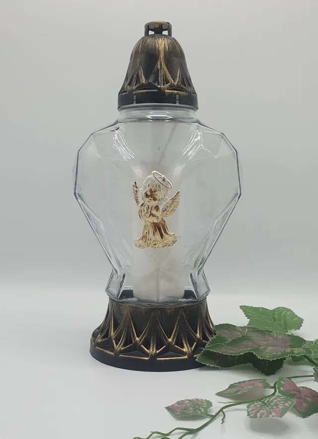 Olimpia Herdenkingslicht - Hart - Engel - Goud - Z-37 - Grafkaars - Graflantaren - Graflicht