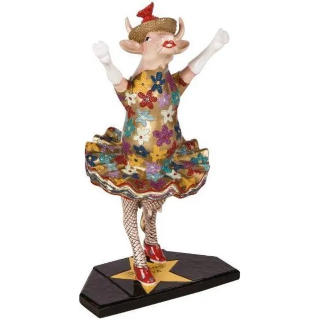 cowparade Medium Dancing Diva multiple colour