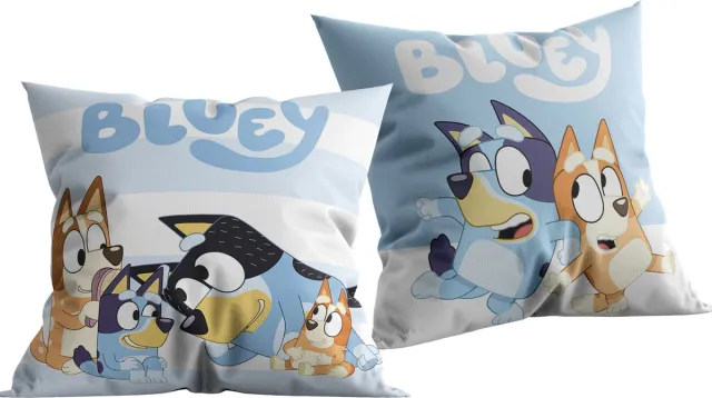 Bluey Sierkussen, Blue Heeler - 40 x 40 cm - Polyester Blauw