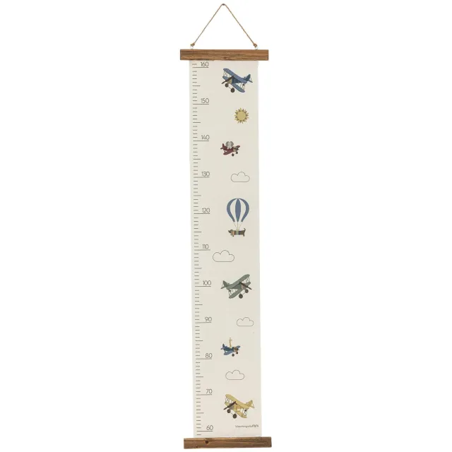 Bloomingville Mini meetbord Plane (24x114 cm) Blauw