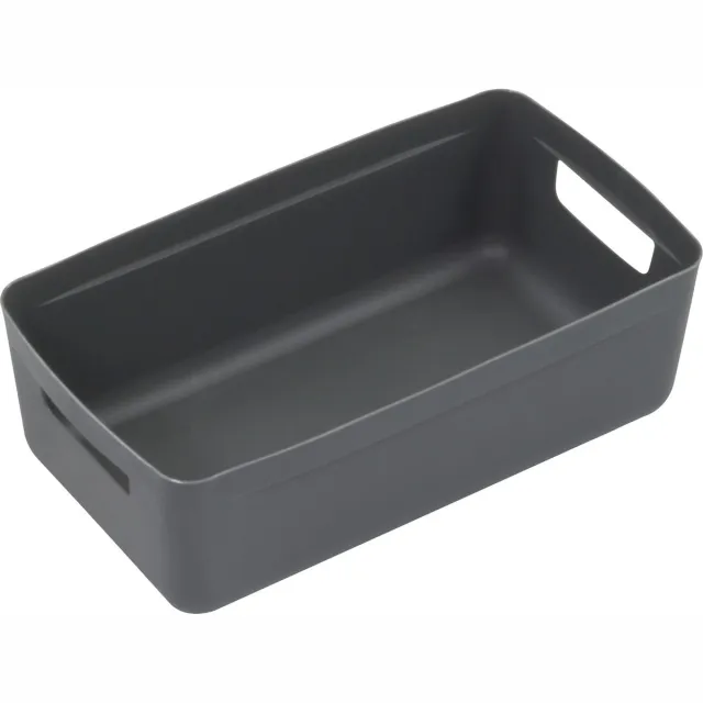 Kangaro opbergbox - opbergdoos - 5 liter - PP antraciet Antraciet 5 liter