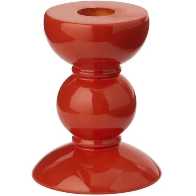 Addison Ross Kandelaar Bobbin Orange 10cm - Kandelaren oranje