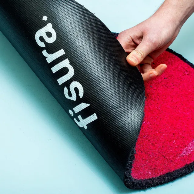Fisura Hart deurmat Rood,Zwart