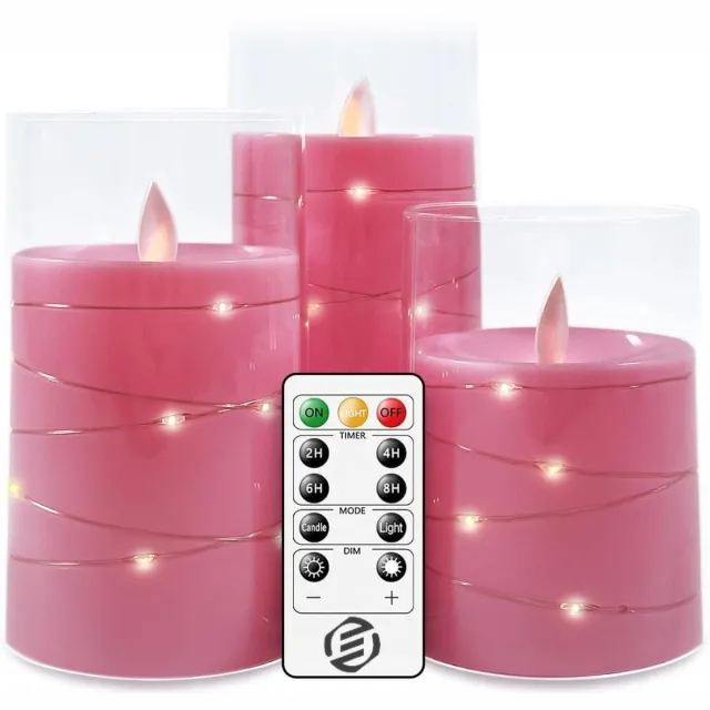 Equivera Oplaadbare LED Kaarsen - Elektrische Kaarsen - Oplaadbare Waxinelichtjes - Realistische Kaarsen - Kerstverlichting - Veilig en Duurzaam