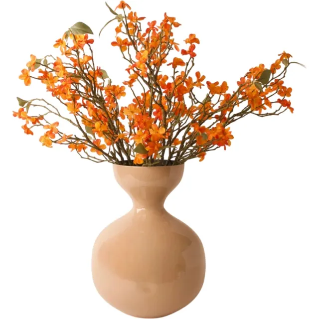 Winq Vaas Solena 33cm Taupe-Design Vaas-vaas voor Bloemen