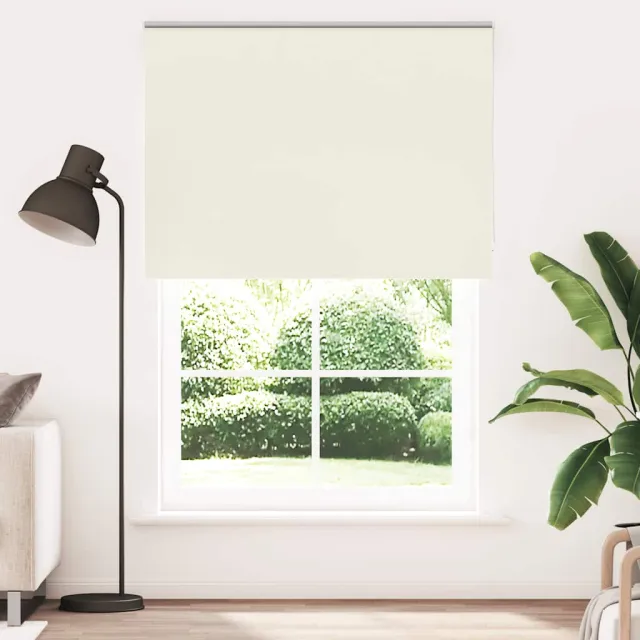 vidaXL Rolgordijn verduisterend 165x230 cm stofbreedte 161,6 cm Wit