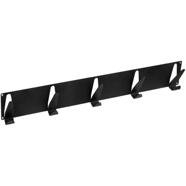 Gorillz RAW XL - Wandkapstok Industrieel - 70 cm - Kapstok Zwart - 10 Haken - Metaal