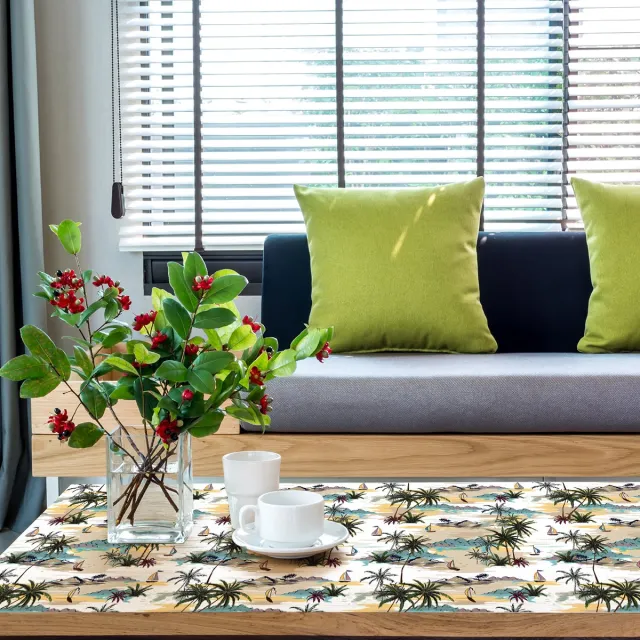 Ambiance Sticker Sticker met tropisch meubelmotief, Tumata, 60 x 90 cm Multi color