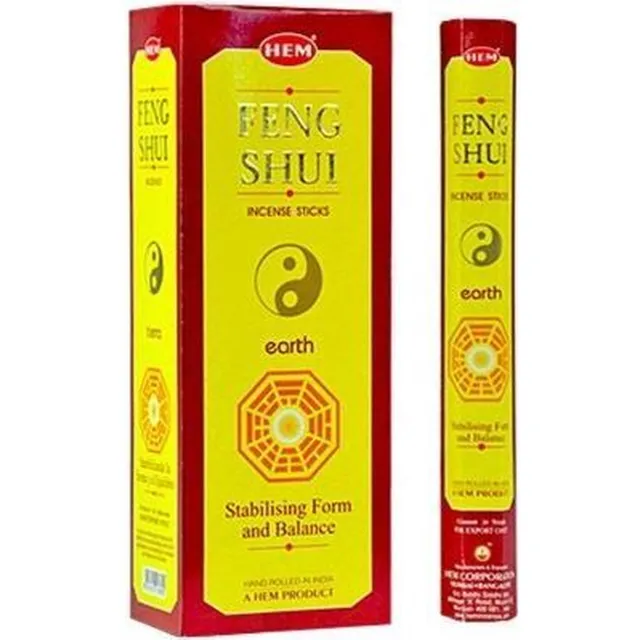 HEM Wierook Feng Shui Earth (6 pakjes) - (120 stokjes)