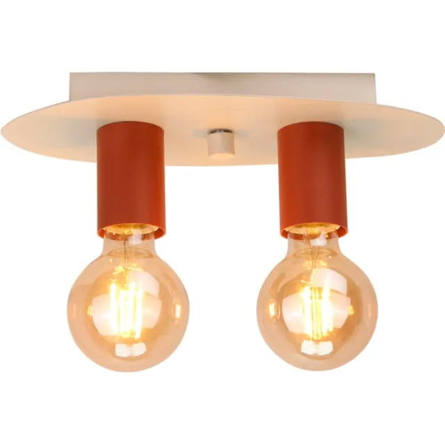 Chericoni Verlichting Chericoni Colorato Plafondlamp - 2-lichts - Rood - Metaal